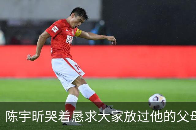 陈宇昕哭着恳求大家放过他的父母，说他的父母没有过错
